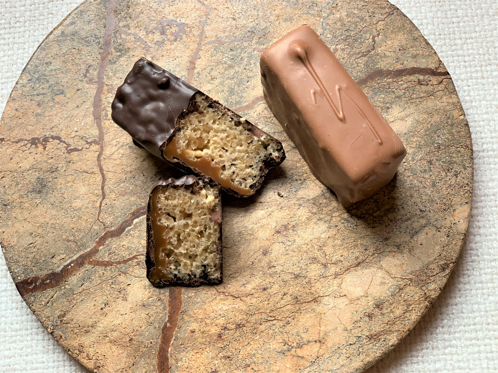 Caramel Crispy Bars