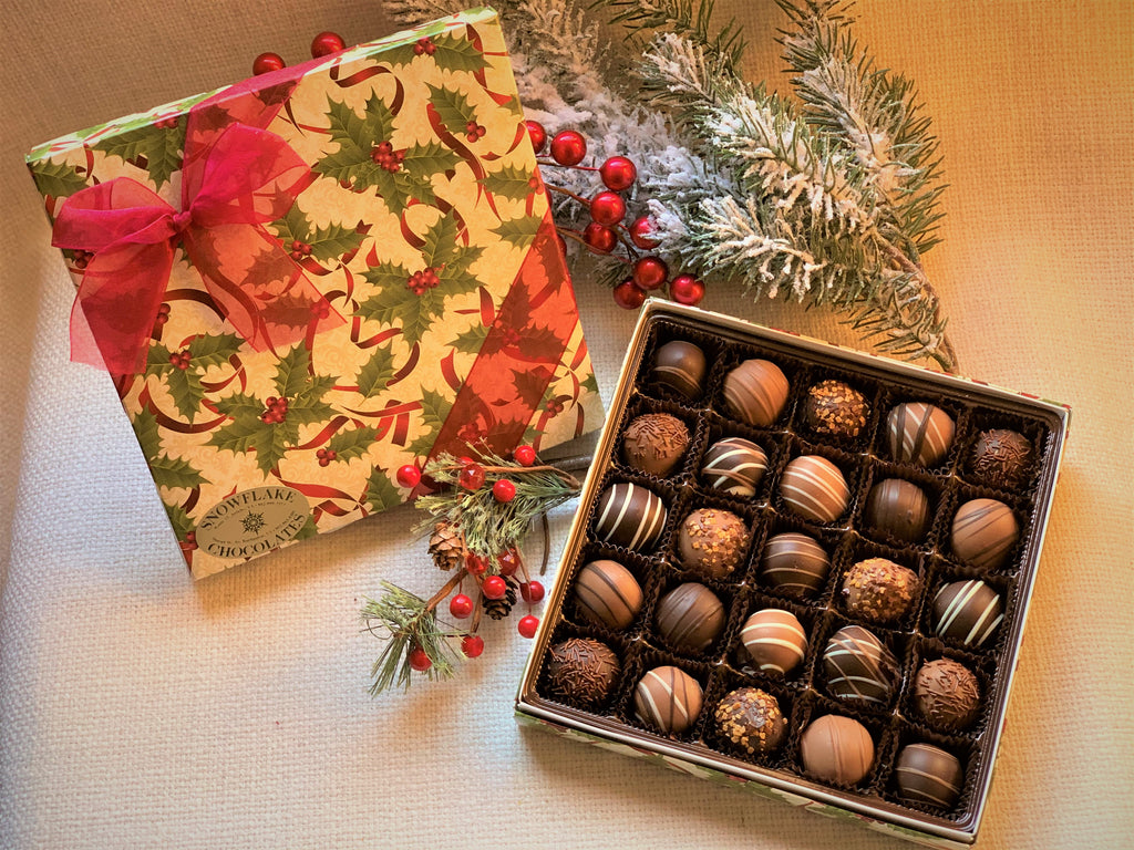 Ribbons and Holly (Truffle Assortment)