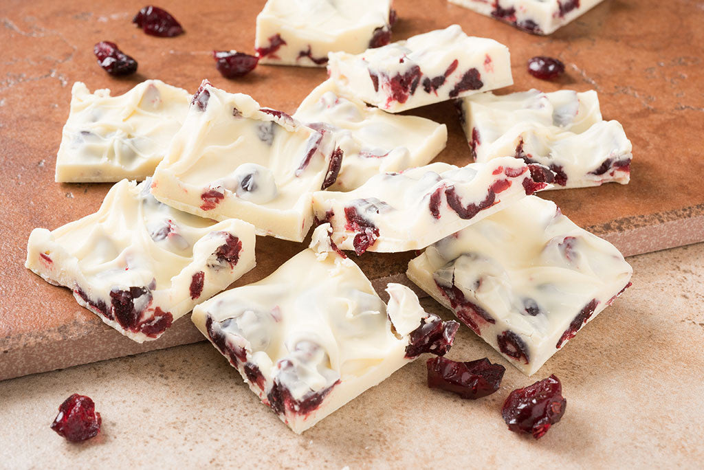 White Chocolate Cranberry Bark