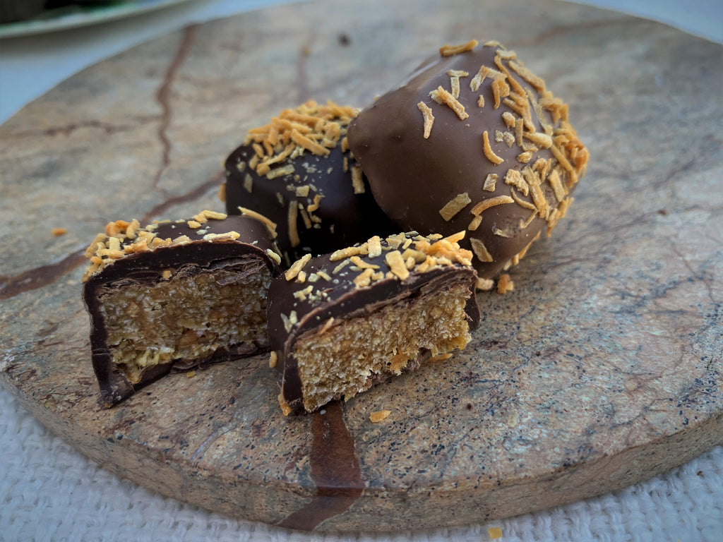 Molasses Coconut Chew