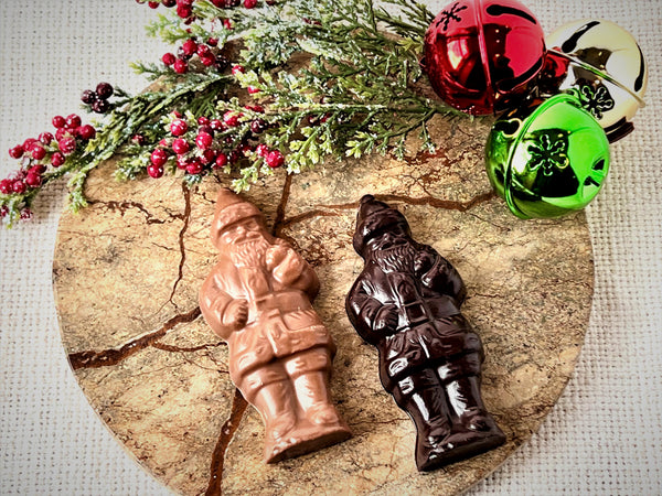 Solid Chocolate Santa