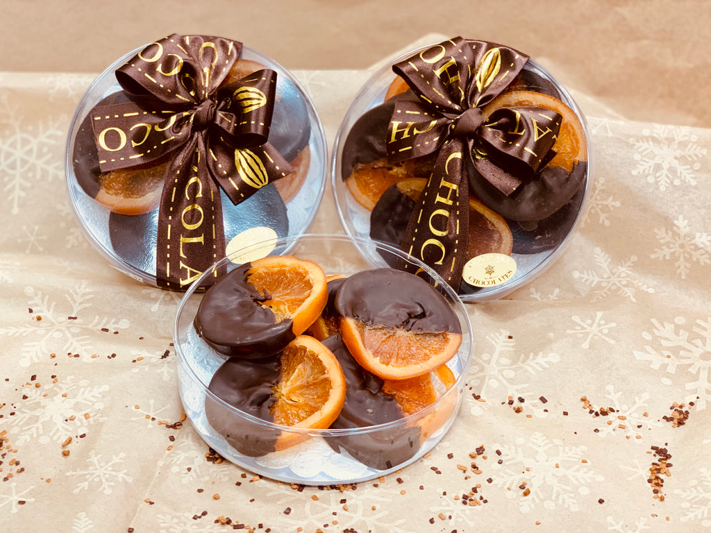 Chocolate Dipped Glace Orange Slices