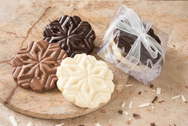 Snowflake Chocolates - Chocolate Snowflakes